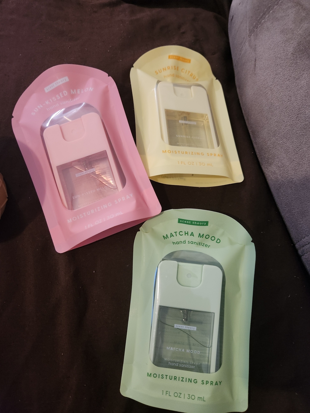 NEW Scent Theory Hand Sanitizer Spray Bundle 3pc